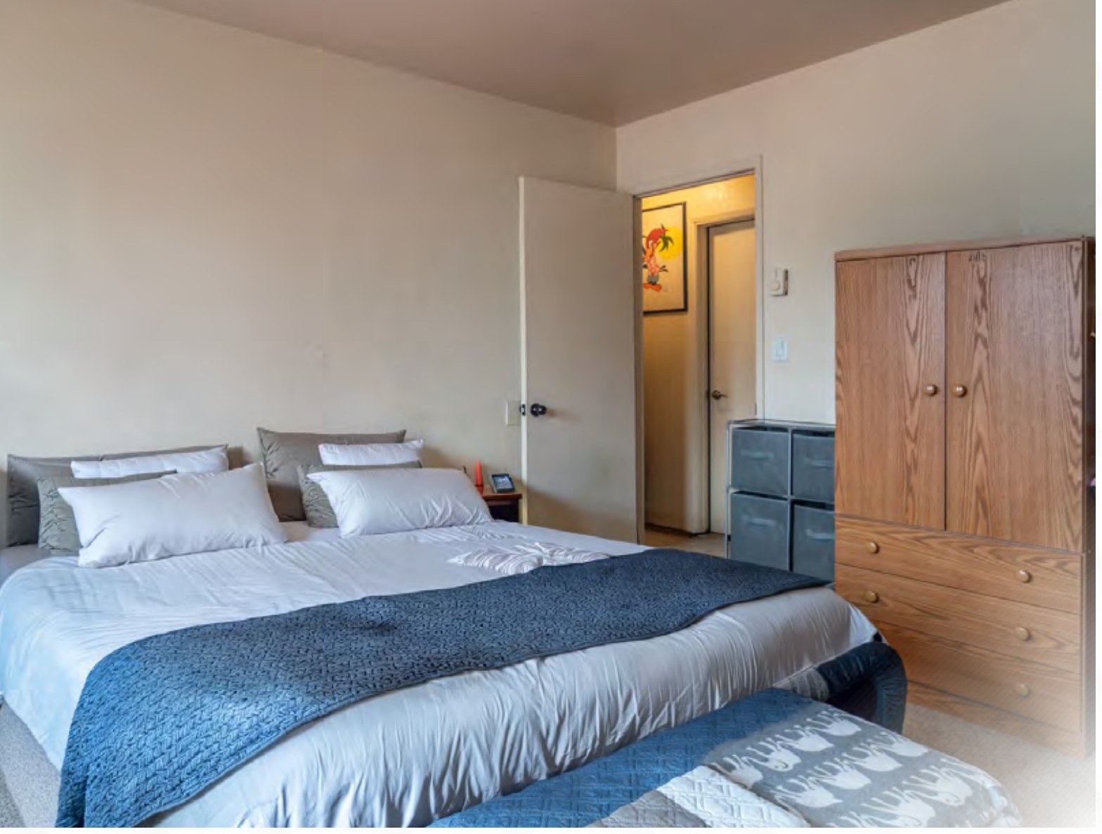Spacious bedroom